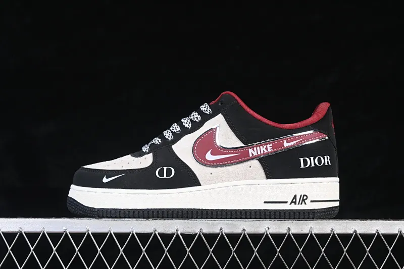 All categories Nk Air Force 1 Air Force series Nk Air Force 1 Low Air Force low-top Nike Air Force 1'07 Low Black and red contrast Air Force 1 low-top casual sneakers SY1388-029